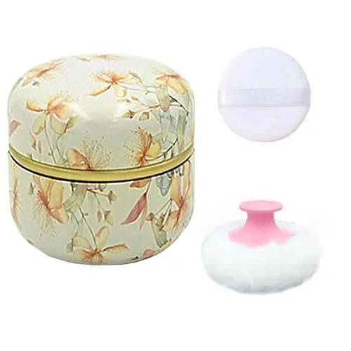 Miniatura 28 de Polvo Corporal y Contenedor para Polvo en Polvo, Polvo para Mujeres y Estuche de Polvo para Baño y Viaje (Abstracción)