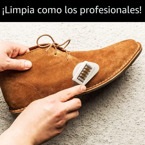 Miniatura 5 de Cepillo Limpiador de Cuero de Gamuza y Nubuck Parent, Blanco