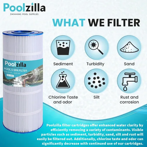 Miniatura 7 de Poolzilla Repuesto para filtro de piscina PA120, CX1200RE, C1200, Unicel C-8412, Filbur FC-1293, Waterway Clearwater II, Pro Clean 125, 817-0125N