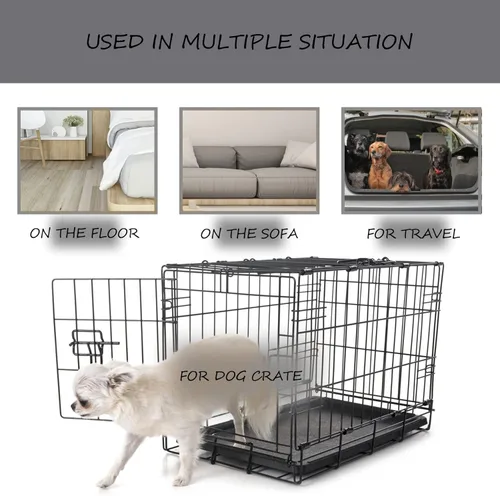 Miniatura 4 de Cama para perro lavable, reversible para jaula, suave y esponjosa para perrera, colchoneta para perros, colchón para dormir, perros grandes jumbo
