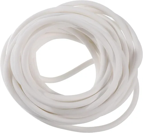 Miniatura 64 de uxcell Tira de sellado de espuma de silicona, 0.04 pulgadas de diámetro, 18.04 pies (18.04 pies), tira de goma redonda de goma sólida