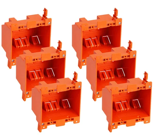 Miniatura 11 de CLOUDY BAY - Caja de salida eléctrica de una sola banda, caja de conexiones de 14 pulgadas cúbicas, caja de trabajo antigua, listado UL