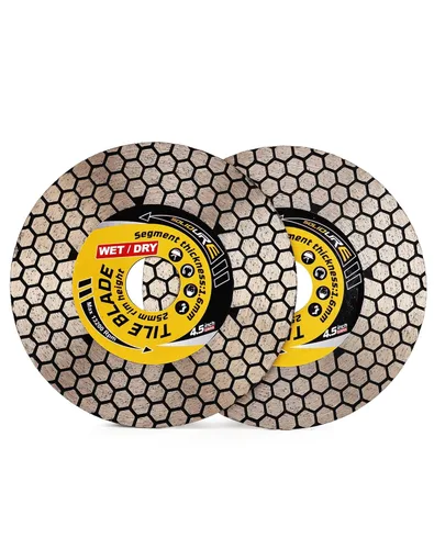 Miniatura 6 de Hoja de azulejo de 4.5" para corte de porcelana Hoja de corte y rectificado para azulejos de granito, mármol y porcelana