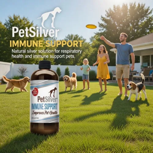 Miniatura 6 de PetSilver Apoyo inmunológico, solución nebulizadora natural, promueve la salud respiratoria en gatos y perros, alergias, tratamiento de senos