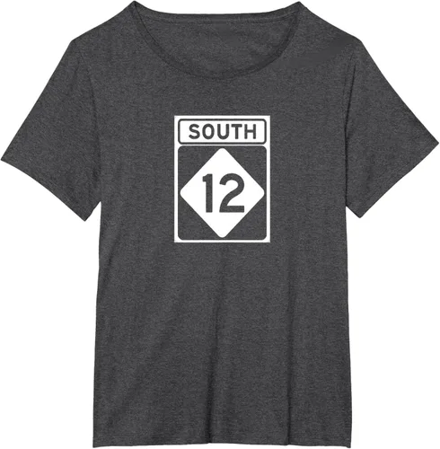 Miniatura 23 de Highway 12 South NC Outer Banks North Carolina Hwy - Camiseta, Negro, S