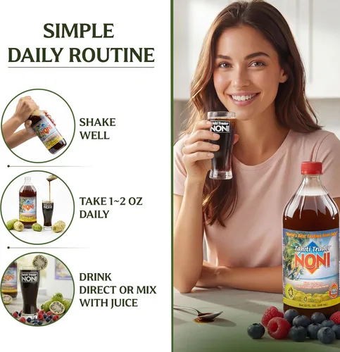 Miniatura 4 de Jugo de noni orgánico 100 puro – Fórmula original de jugo Fruta natural de noni y extracto de hoja de noni Sin OMG, sin aditivos artificiales