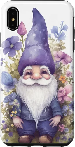Miniatura 11 de Funda para iPhone 12/12 Pro Cute Purple Aesthetic Anemones Flower Pattern Lavender Gnomo