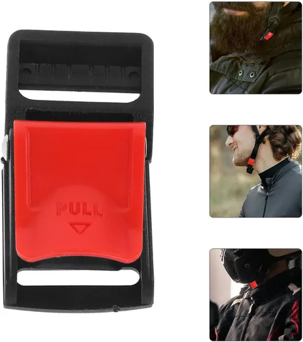 Miniatura 7 de 6pcs Motorcycle Helmet Quick Release Buckle Replacement Plastic Side Release Clips Featuring Reliable Locking Mechanism Easy Attachment and