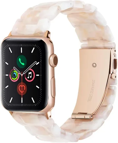 Miniatura 16 de Correas de cadena cool de 38/40/41/42/44/45/46mm para mujeres compatibles con las correas de Apple Watch Series 11/ SE3/10/9/8/7/6/5/4, pulsera