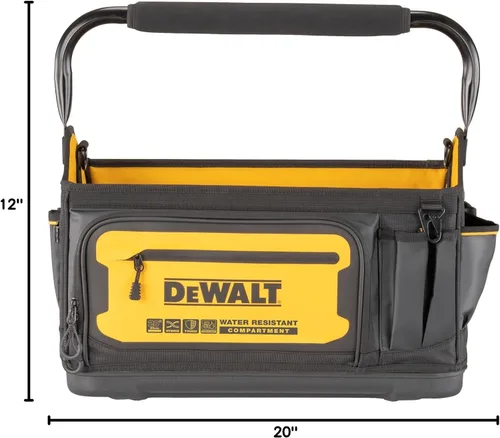 Miniatura 8 de DEWALT Bolsa de herramientas, bolsa de herramientas con tapa abierta, 20 "x 10" (DWST560106)