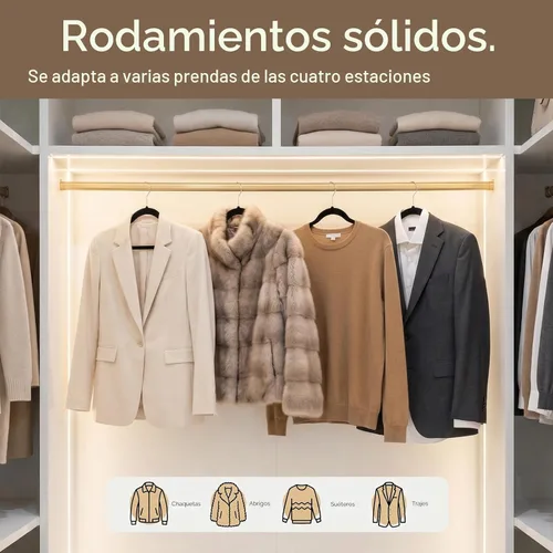 Miniatura 8 de HOUSE DAY - Perchas de terciopelo negro de 60 unidades, antideslizantes, resistentes, para abrigos, perchas premium delgadas que ahorran espacio