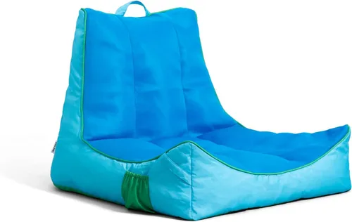 Miniatura 24 de Big Joe Captain's Float - Tumbona para piscina, no necesita inflado, malla de doble cara con rayas náuticas americanas, tela de drenaje rápido, 3