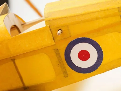 Miniatura 4 de Maqueta kit avion Tiger Moth completo vintage caoutchouc balsa bois Vole vraiment