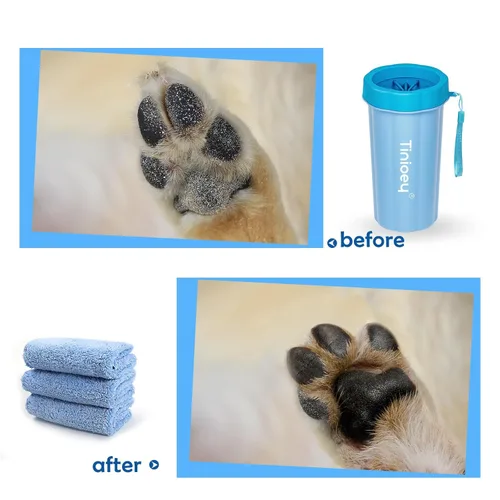 Miniatura 5 de Limpiador de patas de perro para perros grandes, lavador de patas de perro, limpiador de patas fangosas, limpiador de patas para mascotas, kit