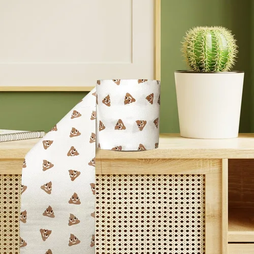 Miniatura 9 de Poop - Decoraciones de feliz cumpleaños para mujeres, hombres, ella, él, 3 capas, 150 hojas, rollo de papel higiénico novedoso, papel higiénico