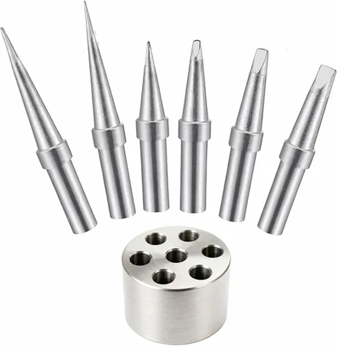 Miniatura 4 de Puntas de soldador de repuesto Weller ET Series, con soporte de metal, adecuado para WE1010NA WE1010 WCC100 WES50/51 WESD51 Estación de soldadura