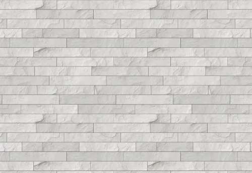 Miniatura 2 de wall26 - Paneles horizontales con patrón de ladrillo gris suave - Mural de pared, papel tapiz extraíble, decoración del hogar - 66x96 pulgadas