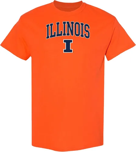 Camiseta, con color del equipo, con logotipo arqueado de tu colegio o universidad de la NCAA.
