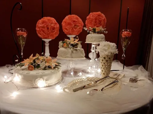 Miniatura 2 de Soporte de pastel de boda de acrílico de 3 niveles (estilo R300)
