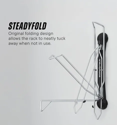 Miniatura 5 de Steadyrack - Soporte de bicicleta para bicicletas de carretera - El soporte de bicicleta vertical original montado en la pared - Se adapta a