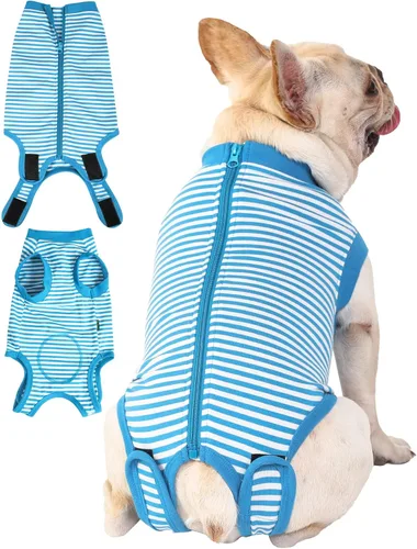 Miniatura 9 de Traje de Recuperación Quirúrgica para Perros, Camisa de Cirugía para Perros Machos y Hembras, Ropa de Recuperación para Esterilización y Castración