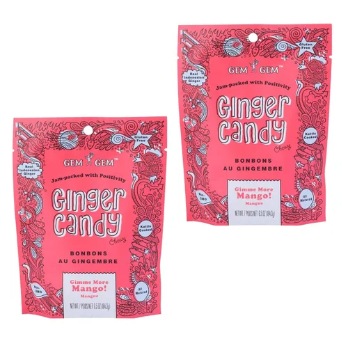Miniatura 15 de Gem Gem Ginger Candy - Dulces de jengibre para masticar