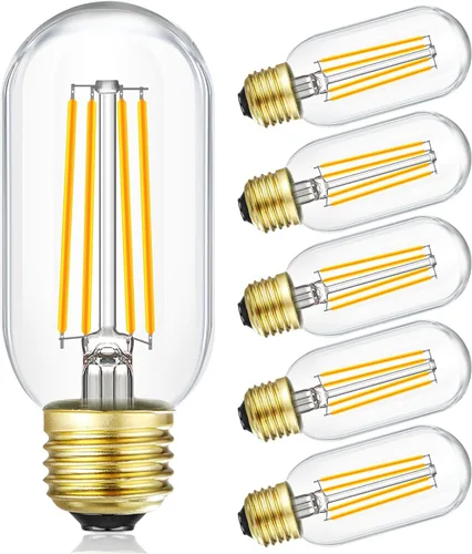 Miniatura 10 de Leools Bombillas LED regulables G16.5, bombillas LED Edison E26 de 6 W, blanco cálido 2700 K, 600 lm, 6 W igual a 60 vatios, bombilla de globo G50