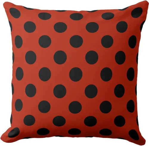 Miniatura 11 de Fundas de almohada de lunares negros sobre beige de 16 x 16 pulgadas, fundas de almohada decorativas rústicas y cuadradas para decoración del sofá