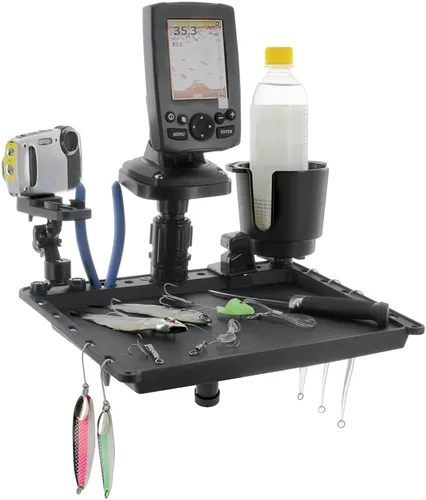 Miniatura 6 de Scotty #284-BK Baitcaster/Soporte de caña giratoria + paquete de tabla de cebo Scotty #455