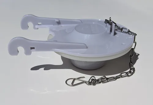 Miniatura 3 de Lowe's AquaSource - Aleta original de plástico duro actualizado para inodoros de 1.28 gpf de descarga individual, incluyendo Henshaw, Colby