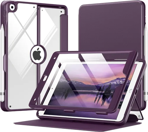 Miniatura 15 de MoKo Funda para iPad de 9ª generación con soporte para lápices, funda para iPad de 8ª/7ª generación de 10.2 pulgadas, protector de pantalla