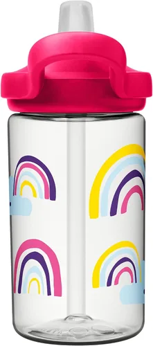 Miniatura 84 de CamelBak Eddy+ Kids Water Bottle with Bite Valve Straw, Leak‑Resistant Easy‑Sip Design for Everyday Hydration, 14oz Kids Animales de la selva
