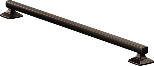 Moen YG5124ORB - Barra de seguridad para baño de acero inoxidable de 24 pulgadas, barra de agarre de transición para baño, bronce aceitado