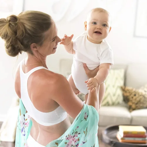 Miniatura 7 de Medela Keep Cool Sleep Bra Seamless Maternity Nursing Sleep Bra with Full Back Breathing Zone and Soft Touch Fabric