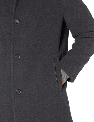 Miniatura 3 de Cole Haan Men's Button Up Wool Plush Car Coat