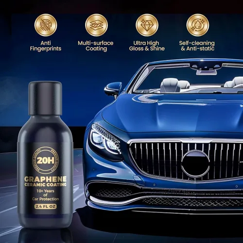 Miniatura 8 de 20H Advanced Nano Graphene Ceramic Coating para automóviles 2.4 fl oz (protección de más de 10 años), tecnología UV única y kit de revestimiento
