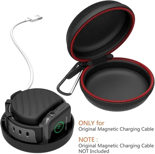 Miniatura 4 de HALLEAST Funda de viaje para cargador de Apple Watch, soporte portátil de carga EVA para 1.496 pulgadas, 1.575 pulgadas, 1.614 pulgadas, iWatch