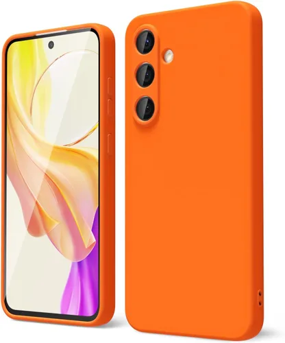 Miniatura 319 de oakxco Funda para teléfono Samsung Galaxy S21 Ultra con agarre de silicona líquida, bonita funda delgada y delgada de goma suave de TPU lisa
