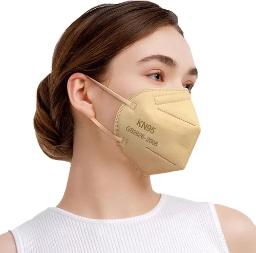 Miniatura 17 de SAROULU Máscaras Faciales Desechables KN95 de 5 Capas Respirables Máscara de Protección contra el Polvo de Taza de Seguridad gris-20