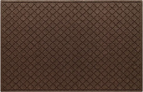 Bungalow Flooring Waterhog - Tapete para puerta, 4 x 6 pies, fabricado en Estados Unidos, duradero y decorativo, antideslizante, interior/exterior,