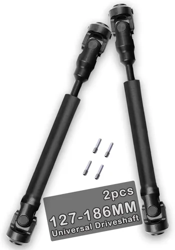 Miniatura 8 de 2 piezas de 4.606-6.457 in de eje de transmisión universal RC actualizaciones para 1/10 Axial SCX10 SCX10-II Redcat D90 Gen7 /Pro RC4WD GEN8 RC