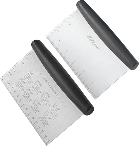 Miniatura 8 de ALLTOP Raspador y picador de banco, esenciales para hornear, cuchillo de hoja de acero inoxidable, herramienta de cocina ideal para hornear