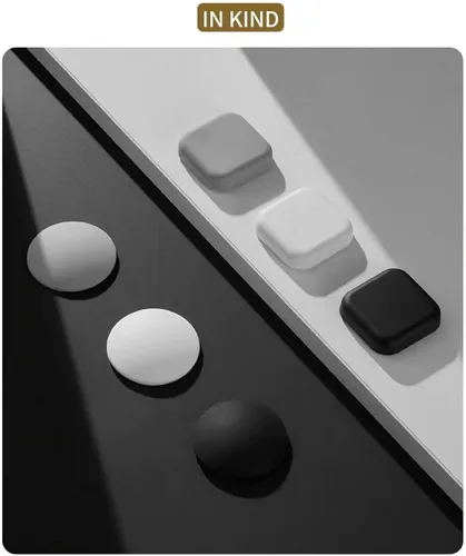 Miniatura 7 de BINJO Protectores de pared para topes de puerta (paquete de 6) - Protector de pared de goma de 1.77 pulgadas para pomo de puerta, protector de pared