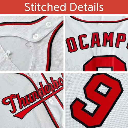 Miniatura 3 de Camiseta de béisbol de rayas finas personalizada hipster hip hop, camisetas deportivas con nombre y número del equipo personalizado para hombres