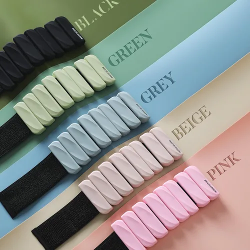 Miniatura 8 de BECOJADDE Juego de 2 pesas para tobillo (1 libra/2 libras cada una) para mujeres y hombres, pulsera ajustable para muñeca para gimnasio en casa