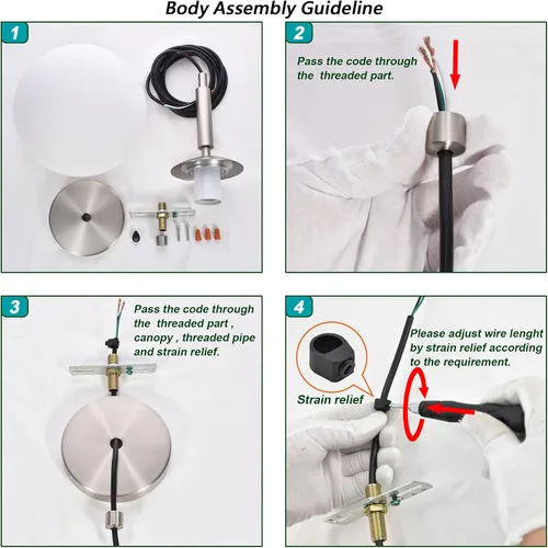 Miniatura 8 de Iluminación colgante 1 luz colgante de globo de luz, moderna lámpara de techo ajustable para cocina, níquel cepillado, pantalla de globo de 8