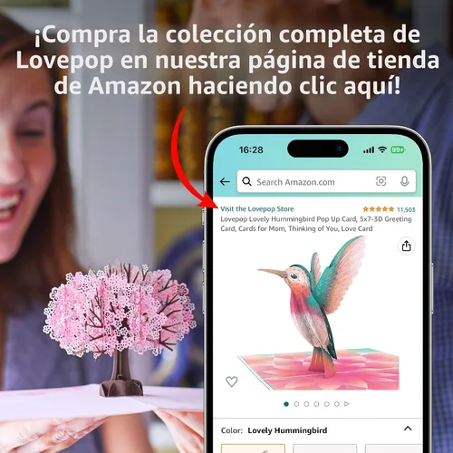 Miniatura 7 de Lovepop Ramo de Flores de Papel Desenfundable de Todos los Días para Ella y Él - Tarjetas de Felicitación 3D para Niños, Niñas, Hombres, Mujeres
