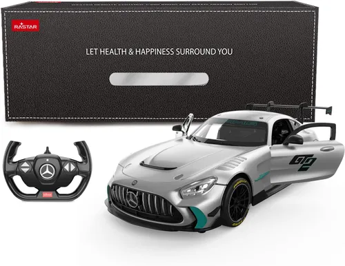 Miniatura 9 de RASTAR 1/14 RC Car Mercedes AMG GT2 Coche de juguete Mercedes Coche de control remoto para niños, 2.4GHz Silver Model Car