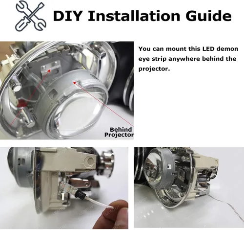 Miniatura 2 de 3-SMD Cintas LED para focos proyectores delanteros, Verde