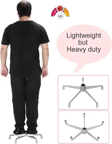 Miniatura 7 de Kaleurrier Taburete ergonómico giratorio con ruedas, hidráulico de elevación neumática, altura ajustable, silla ligera para clínica, peluquería